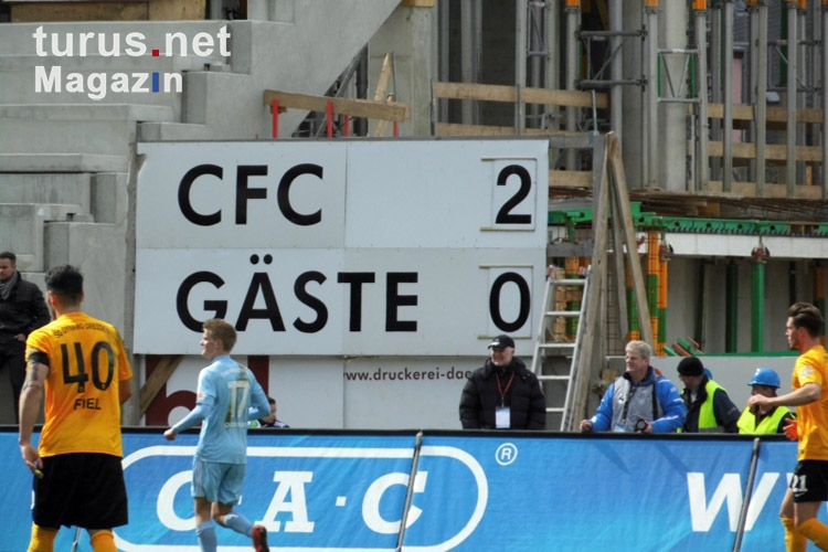 Chemnitzer FC vs. SG Dynamo Dresden, 2:0