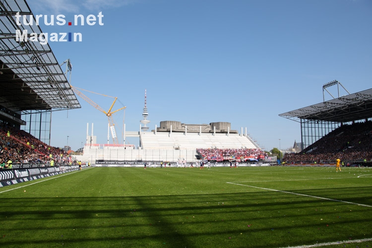 Millerntor-Stadion St. Pauli Bauphase 2015