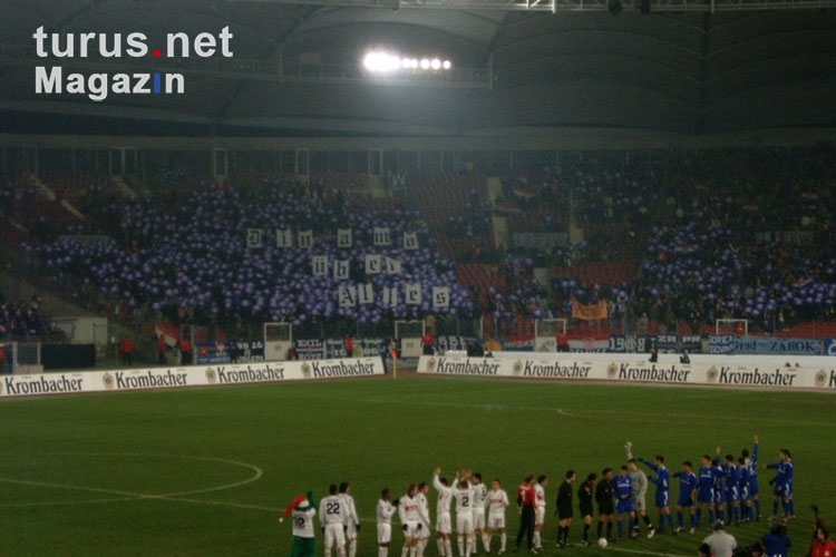 Dinamo Zagreb beim VfB Stuttgart, 2004