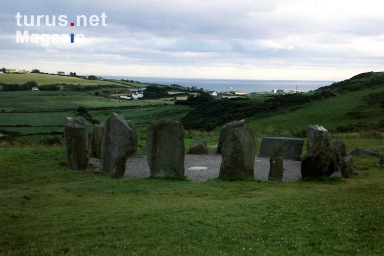 Steinkreis im Südwesten Irlands