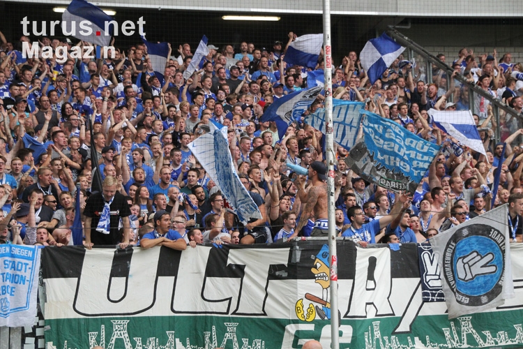 Ultra Unterstützung Schalke in Duisburg