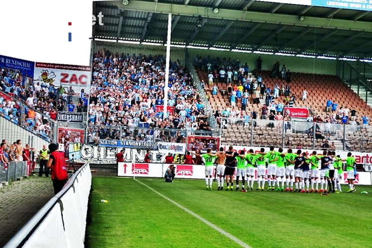 Chemnitzer FC bei Energie Cottbus