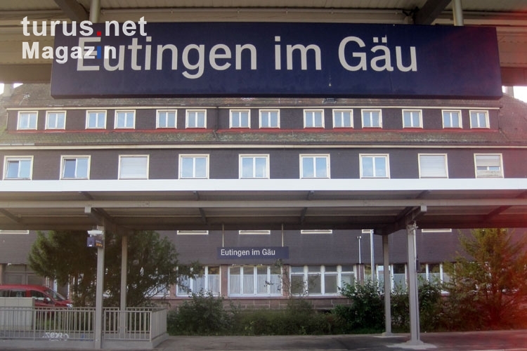 Bahnhof von Eutingen im Gäu (Baden-Württemberg)
