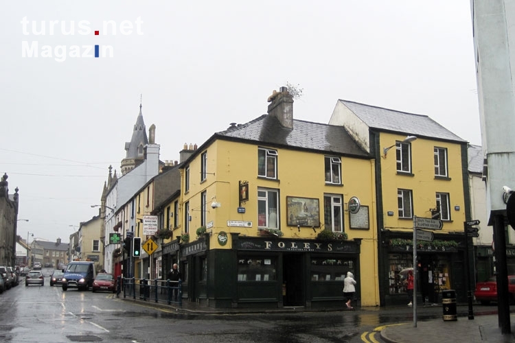 Typisches irisches Schmuddelwetter in der Stadt Sligo an der Westküste Irlands