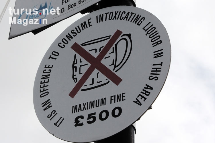 Alkoholverbot in nordirischen Innenstädten - bis zu 500 Pfund Strafe