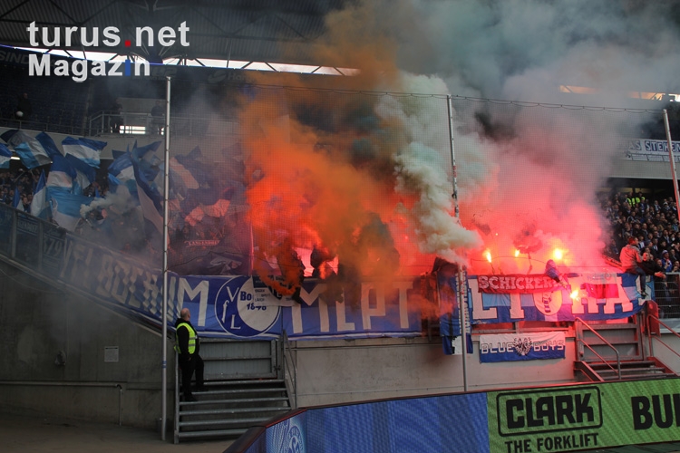 Pyroshow Bochum Fans in Duisburg