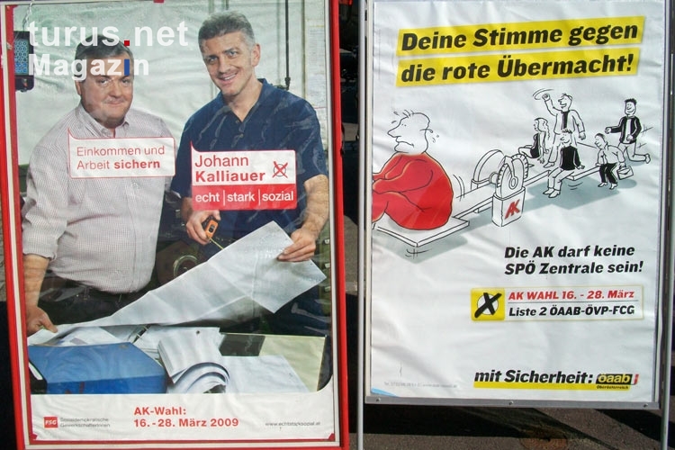 Wahlkampf 2009 in Oberösterreich