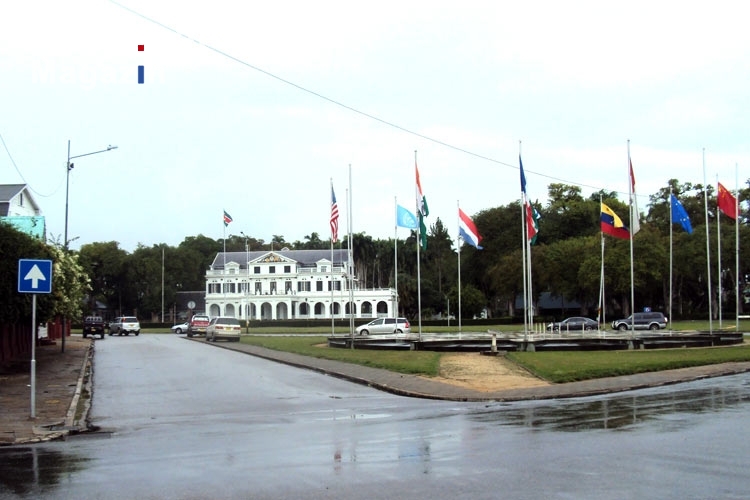 Stadtzentrum der Hauptstadt Paramaribo, Suriname