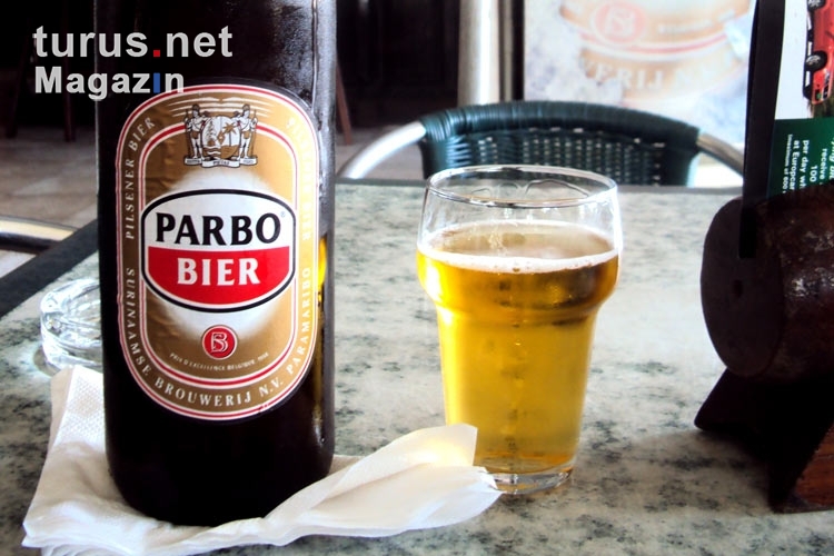 Bier aus Suriname, ein kühles Blondes in Äquatornähe...