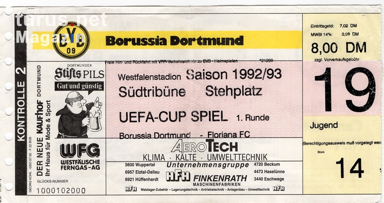 Borussia Dortmund vs. Floriana FC