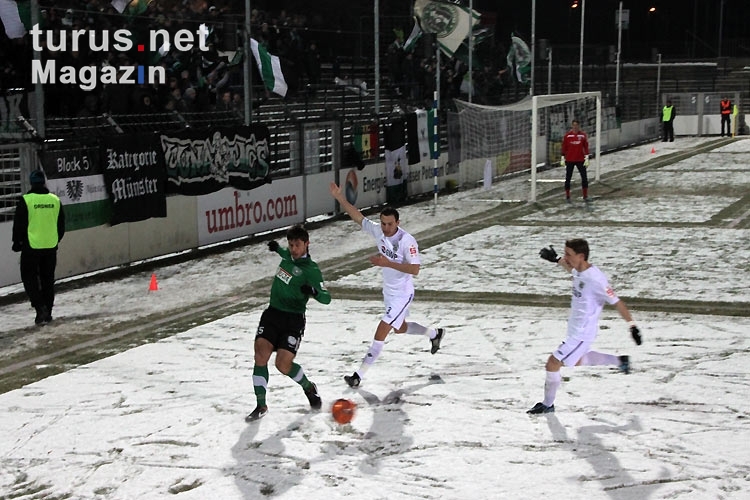 SV Babelsberg 03 - SC Preußen Münster, 0:2 bei sibirischer Kälte, 03.02.2012