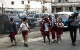 Pioniere auf den Straßen von Havanna