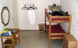 Hochbett in einem Hostel in Tallinn