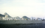 die Copacabana in Rio de Janeiro bei kühlem Wetter, 1996