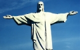 Jesusstatue auf dem Corcovado in Rio de Janeiro, 1996