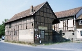 Fachwerkhaus in einer Ortschaft in Sachsen-Anhalt