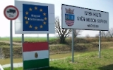 Willkommen in Ungarn! Grenze zu Österreich