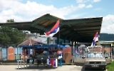Der Bahnhof von Banja Luka in der Srpska Republika in Bosnien und Herzegowina