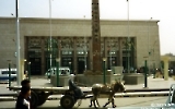 Bahnhof von Luxor am Nil im südlichen Ägypten