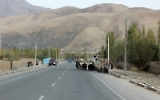 Straße in Faizabad (Feyzabad, Fayz Abad), Islamische Republik Afghanistan