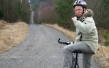 14 Kilometer bis As, Radfahren an der deutsch-tschechischen Grenze auf dem dortigen Kolonnenweg
