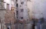 Die Euro-Krise greift um sich: Stillgelegte Baustelle im Stadtzentrum Athens