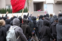 17 Uhr Demonstration am 1. Mai in Berlin Kreuzberg
