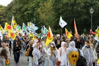 Teilnehmer der Anti-Atom-Demo in Berlin