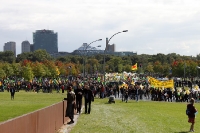 Anti-Atomkraft-Demo vor dem Kanzleramt in Berlin