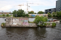 Alter Brückenkopf auf der Spree in Berlin