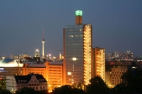 Potsdamer Platz in Berlin bei Nacht