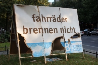 Wahlwerbung der Bergpartei in Berlin