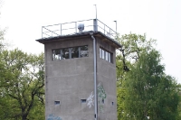 Ehemaliger Grenzturm im Schlesischen Busch in Berlin-Treptow