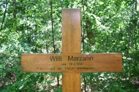 Gedenkkreuz für Maueropfer Willi Mahrzahn, erschossen am 19. März 1966