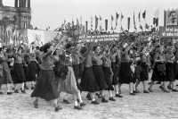 1. Mai Kundgebung in der DDR, Ostberlin Anfang der 50er Jahre