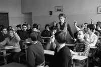 Unterricht an einer POS (Polytechnische Oberschule) in Berlin-Köpenick, 60er Jahre