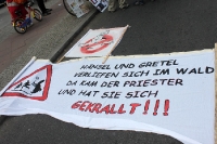 Anti-Papst-Demo in Berlin, Protest gegen den Papst-Besuch, 22.09.2011, Keine Macht den Dogmen