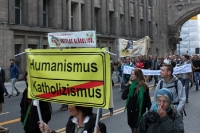 Anti-Papst-Demo in Berlin, Protest gegen den Papst-Besuch, 22.09.2011, Kein Macht den Dogmen