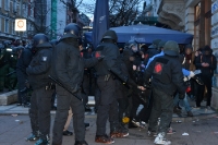 Massive Auseinandersetzungen in Hamburg