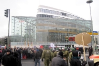 Spontane Belagerung der Parteizentrale der CDU in Berlin, 26.11.2010