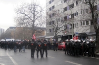 Ende der Demonstration in der Lützowstraße