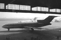 Flugzeuge der US-Airline Panam auf dem Flughafen Berlin-Tempelhof, 1960er Jahre