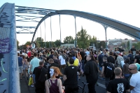 Fuckparade Berlin 2013 an der Modersohnbrücke