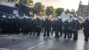 Polizei löst Welcome to Hell Demo auf