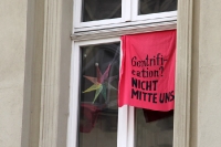 Protest der Anwohner in der Ackerstraße: Gentrification? Nicht Mitte uns!