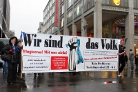 Wir sind das Volk! Demonstration gegen Nachtflüge, die Flugrouten und den BBI / BER Berlin-Schönefel
