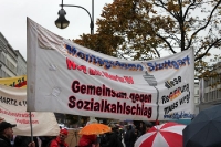 Berliner Montagsdemo zieht durch Neukölln, 16.10.2010