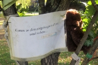 Teddys, Zettel, Botschaften - Proteste der Parkschützer und Stuttgart-21-Gegner