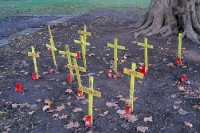 Kreuze im Stuttgarter Schloßgarten