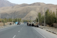 Straße in Faizabad (Feyzabad, Fayz Abad), Islamische Republik Afghanistan